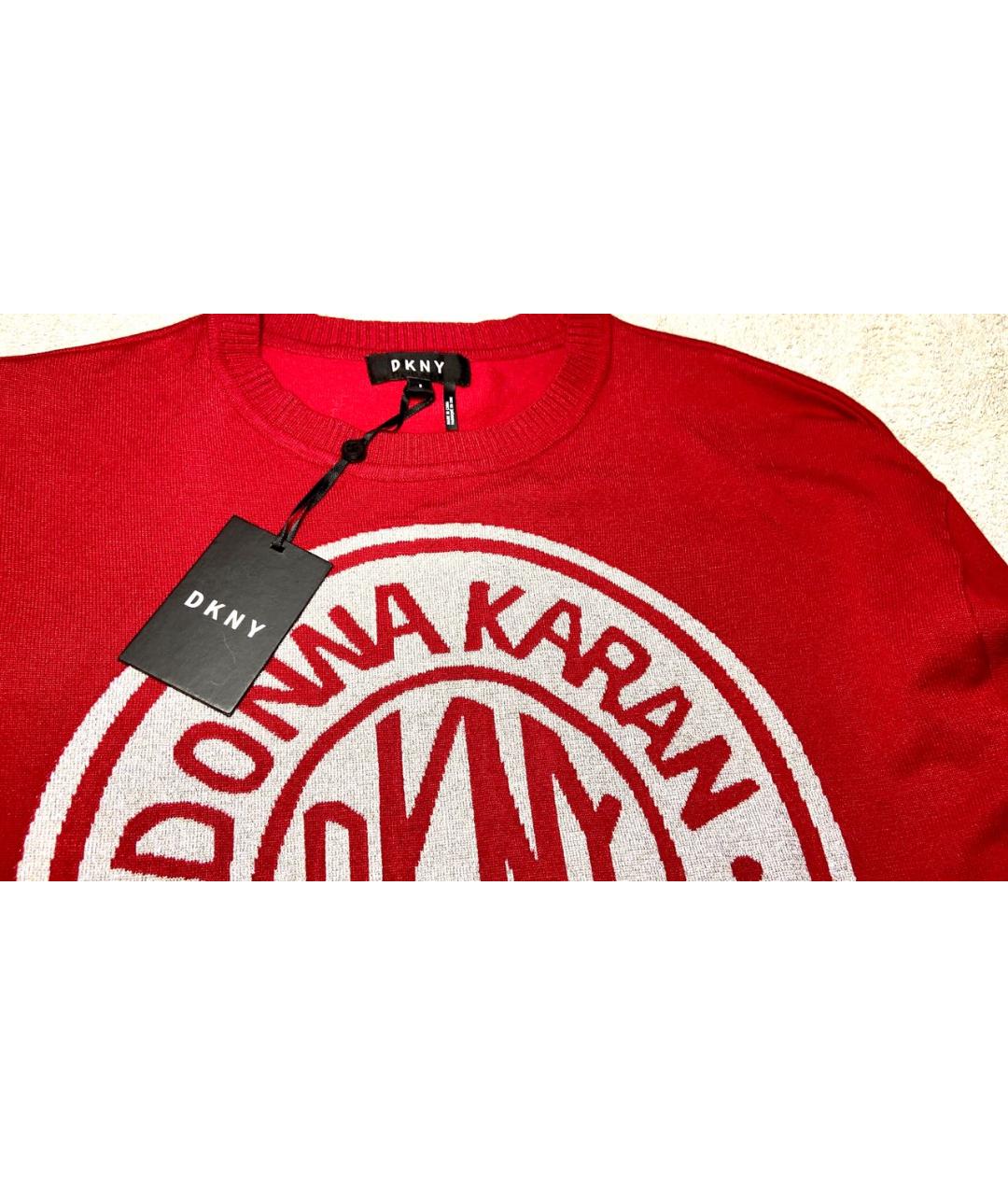 DKNY Красный джемпер / свитер, фото 5