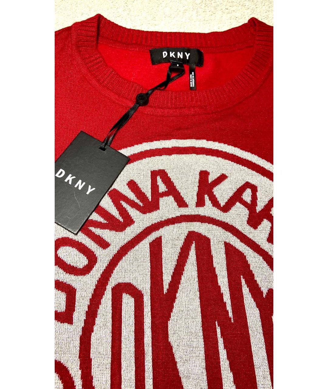 DKNY Красный джемпер / свитер, фото 4