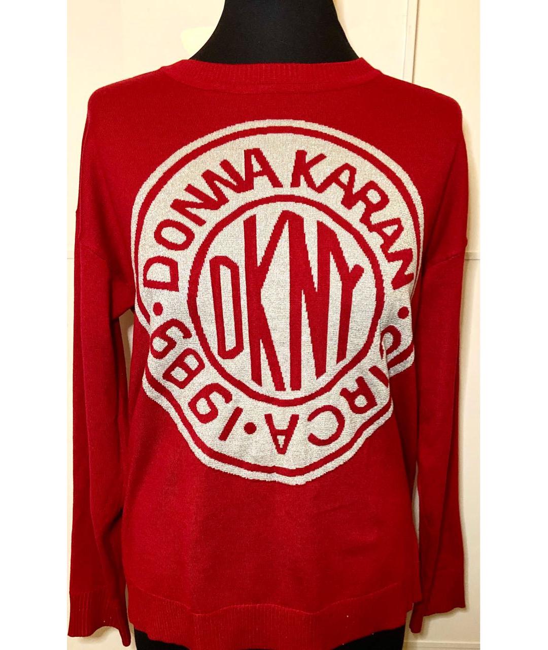 DKNY Красный джемпер / свитер, фото 3