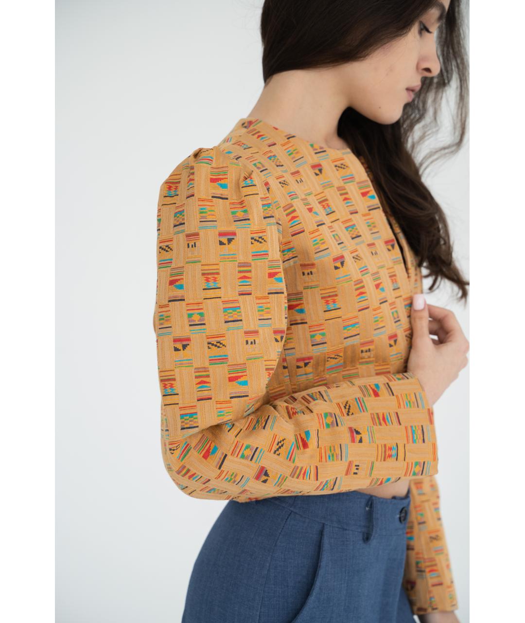 YVES SAINT LAURENT VINTAGE Мульти шерстяной жакет/пиджак, фото 6