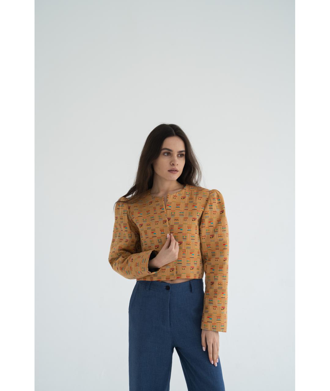 YVES SAINT LAURENT VINTAGE Мульти шерстяной жакет/пиджак, фото 3