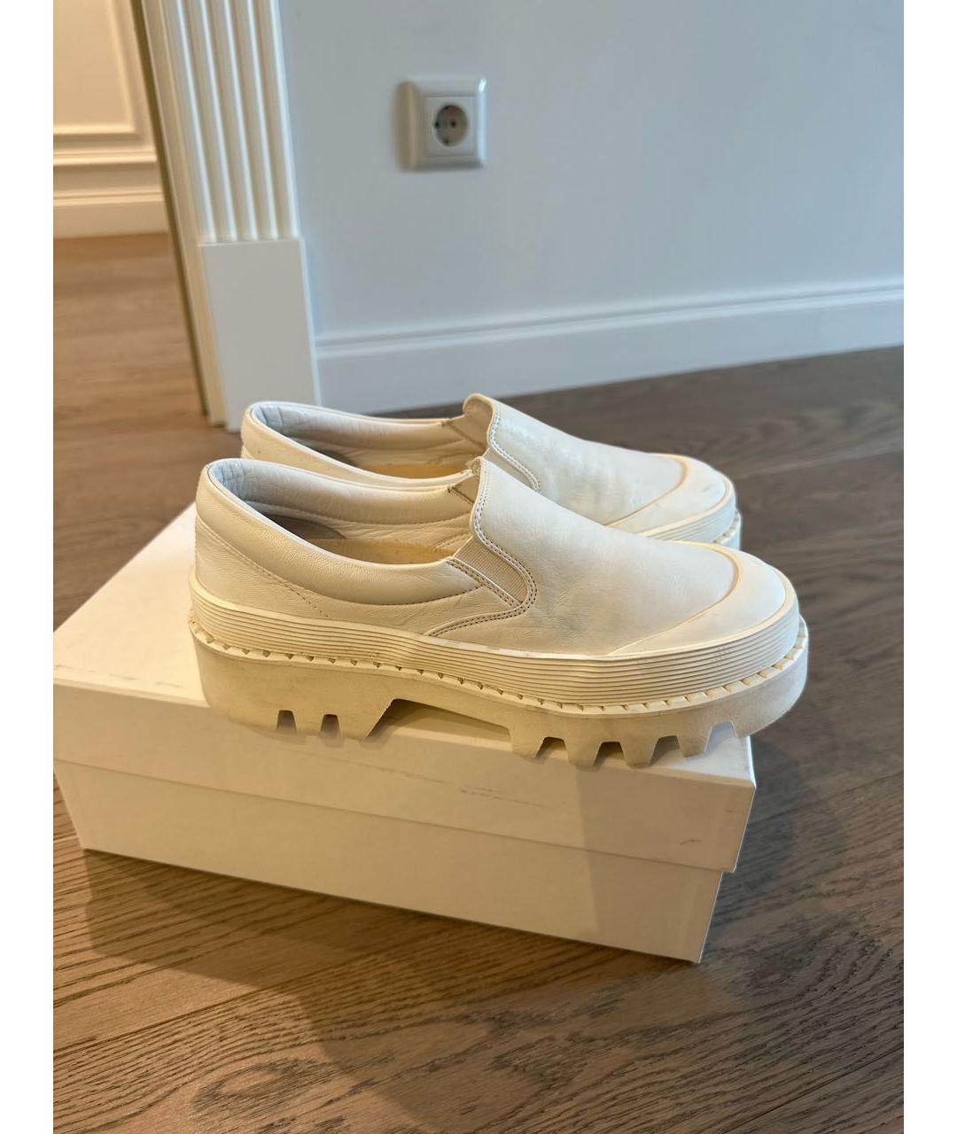 PROENZA SCHOULER Белые кожаные ботинки, фото 5