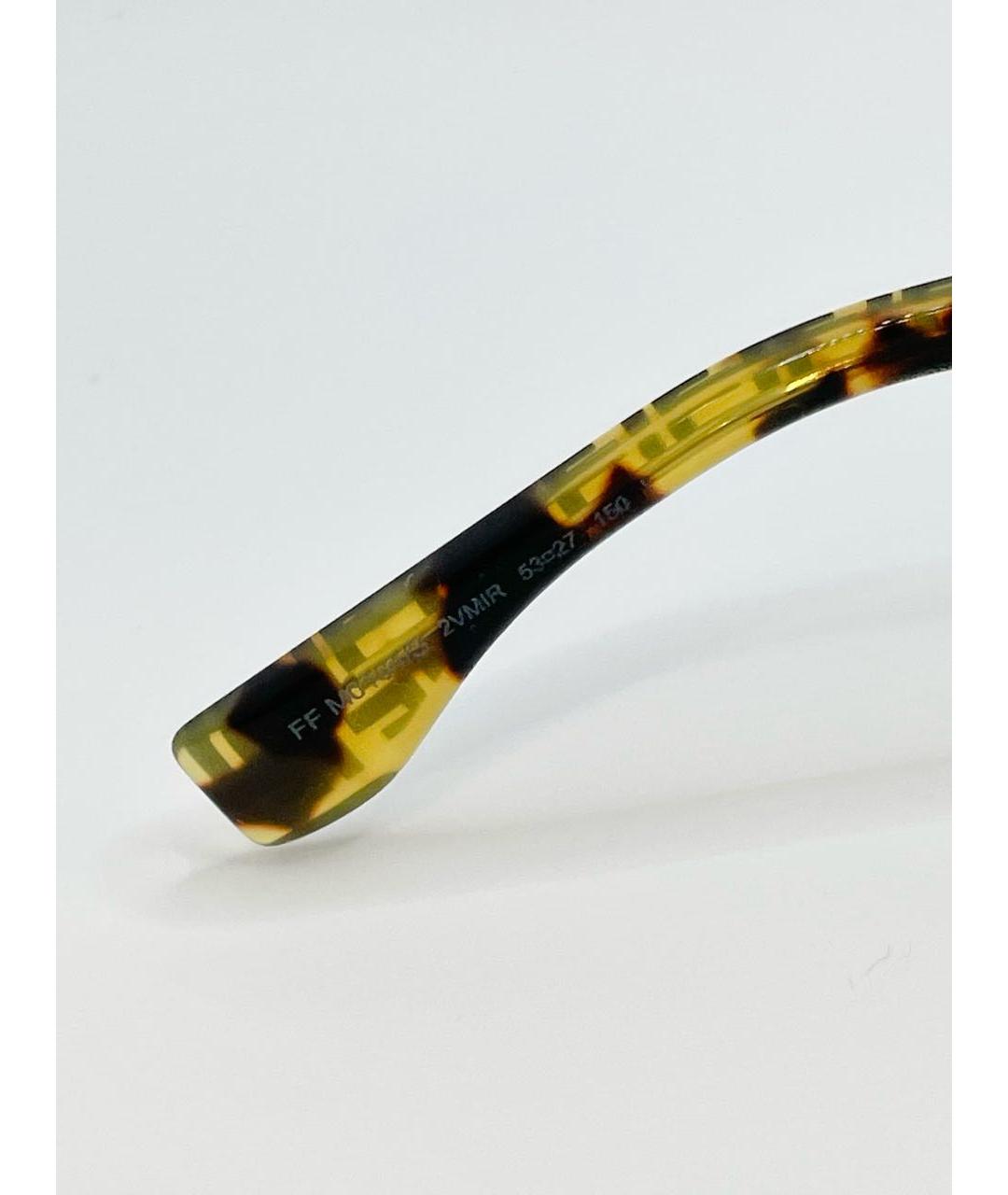 FENDI Мульти пластиковые солнцезащитные очки, фото 8