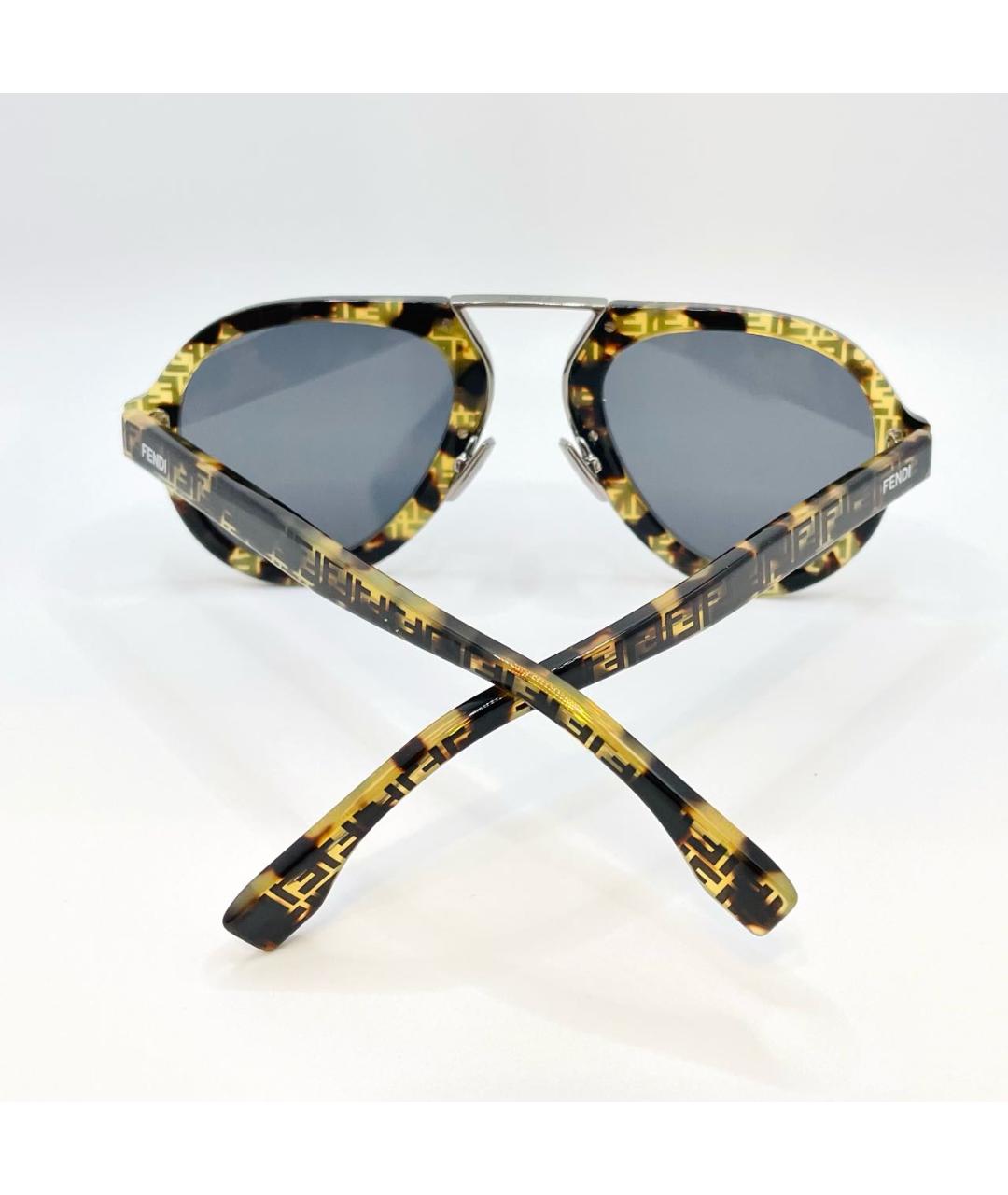 FENDI Мульти пластиковые солнцезащитные очки, фото 6