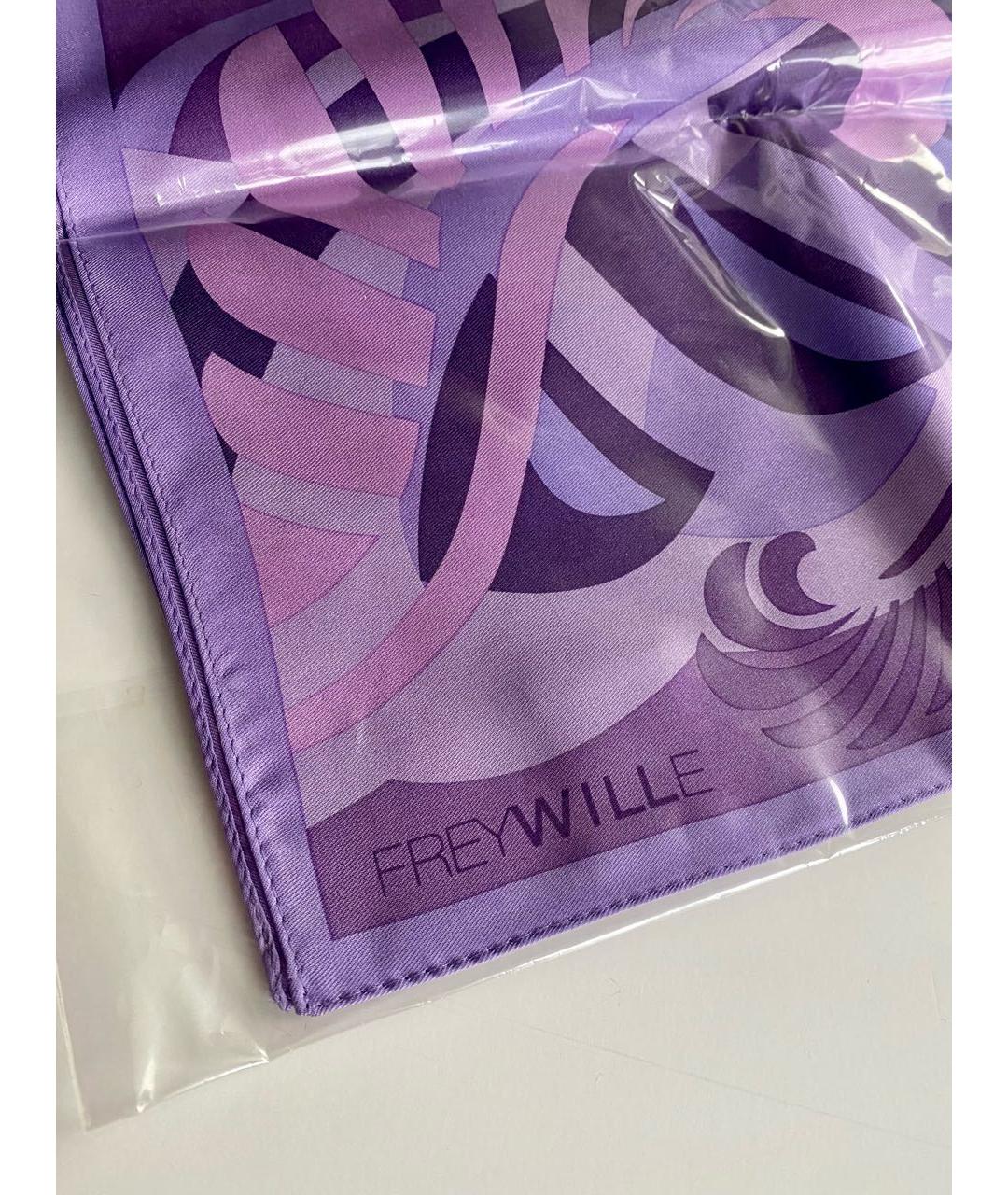 Frey Wille Фиолетовый шелковый платок, фото 3