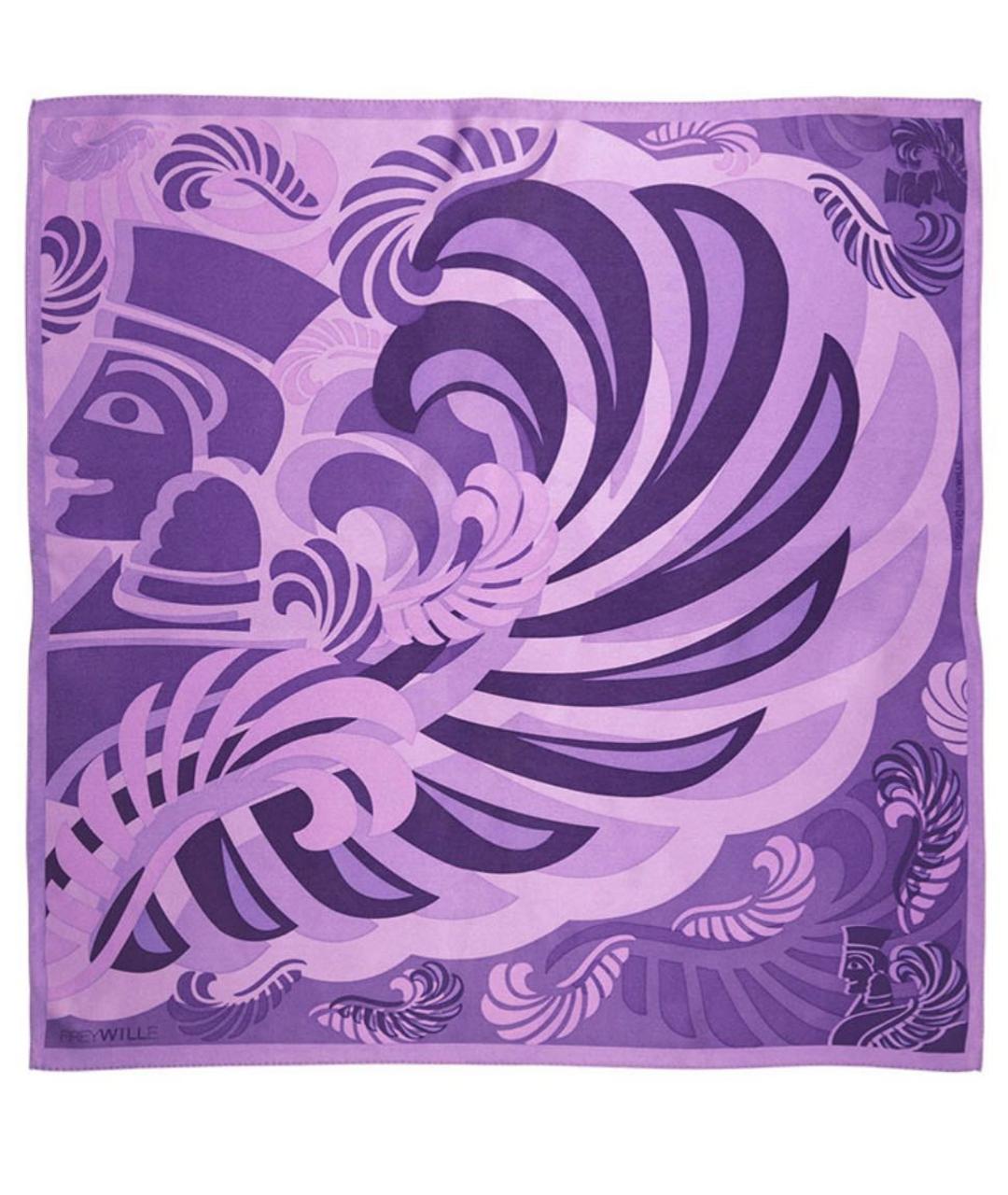 Frey Wille Фиолетовый шелковый платок, фото 5