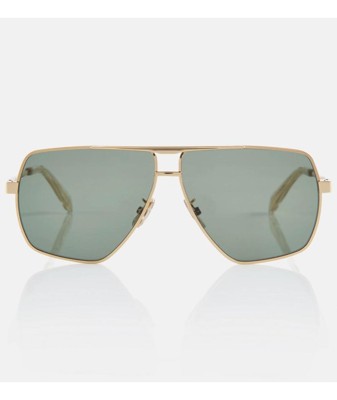 CELINE PRE-OWNED Золотые металлические солнцезащитные очки, фото 1