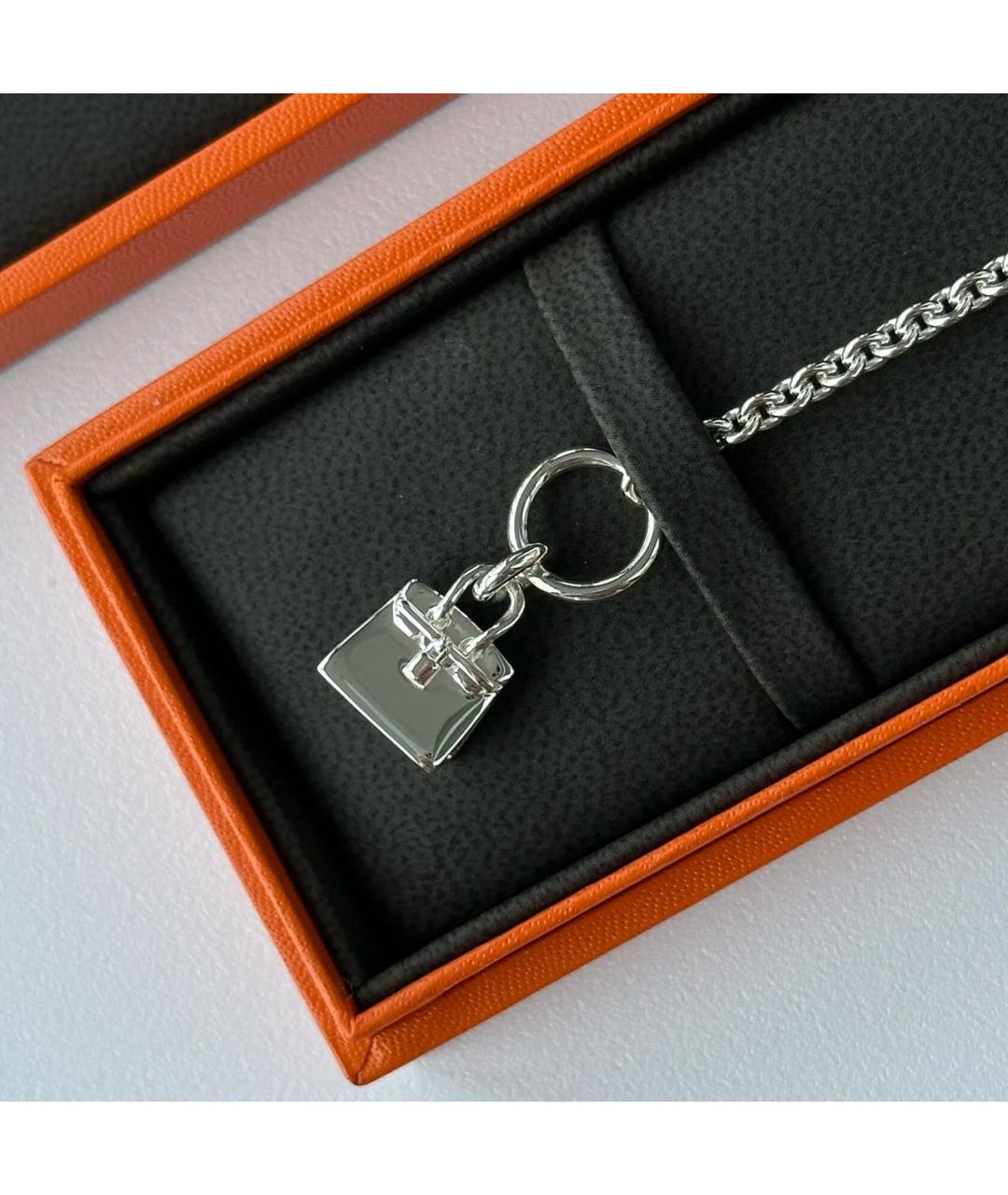 HERMES Серебрянный серебряный браслет, фото 6