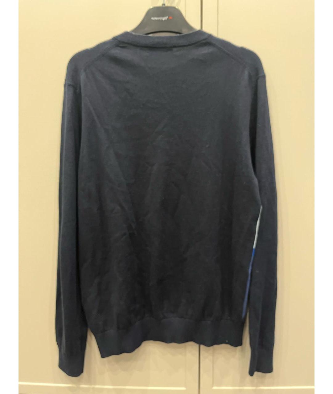 BALLANTYNE Темно-синий хлопковый джемпер / свитер, фото 2