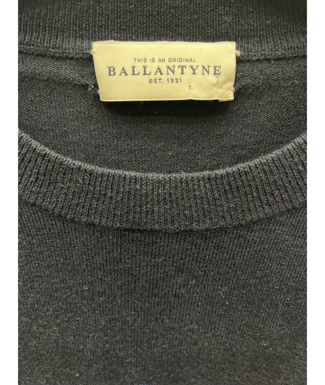 BALLANTYNE Темно-синий хлопковый джемпер / свитер, фото 3