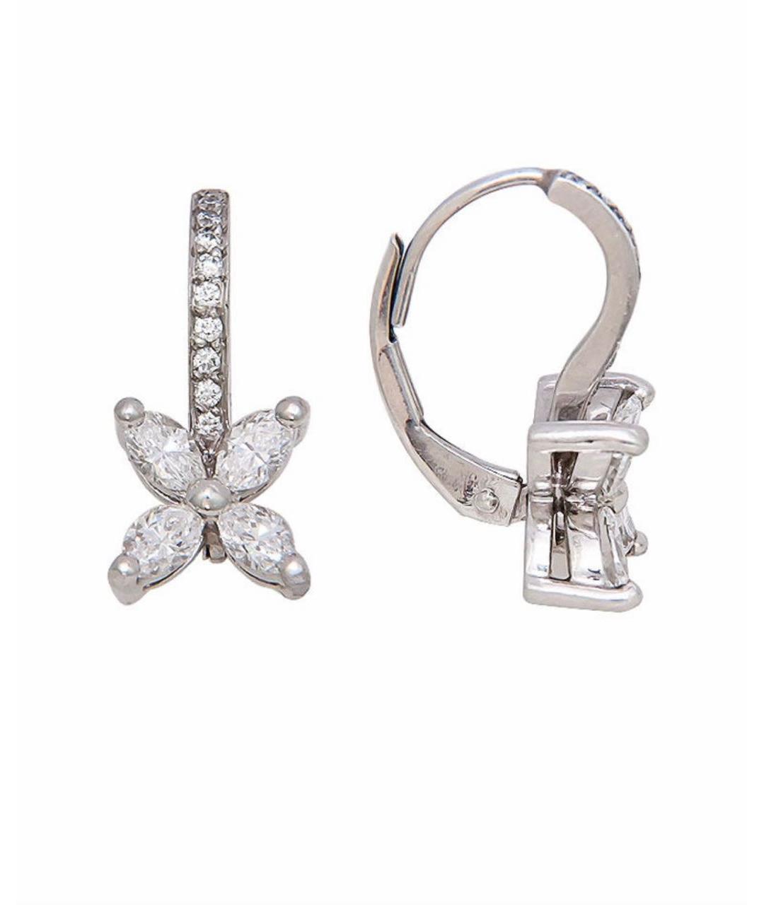 TIFFANY&CO Платиновые серьги, фото 6