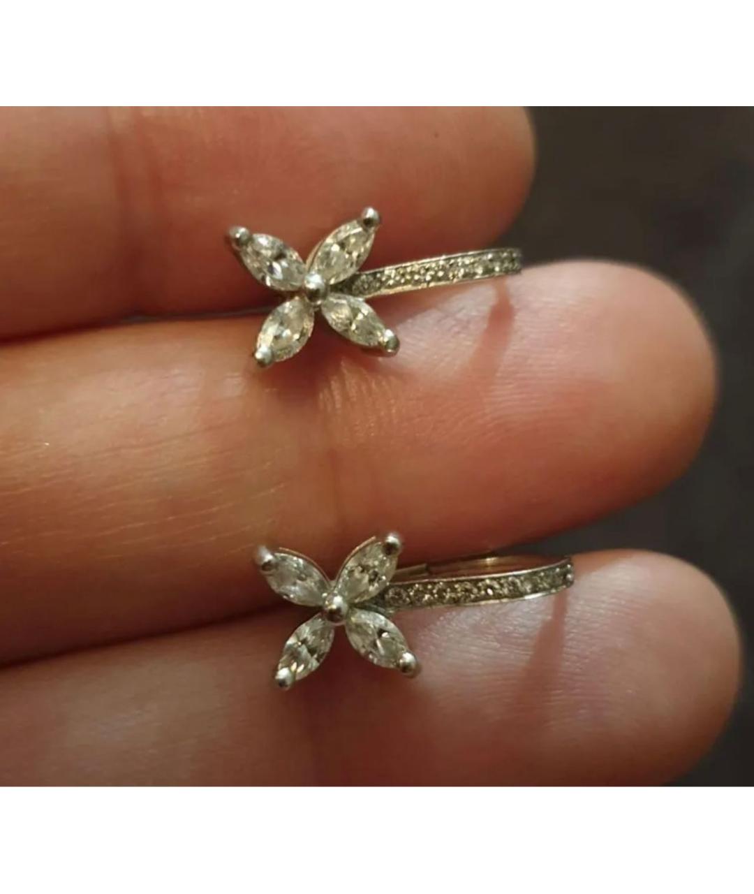 TIFFANY&CO Платиновые серьги, фото 3