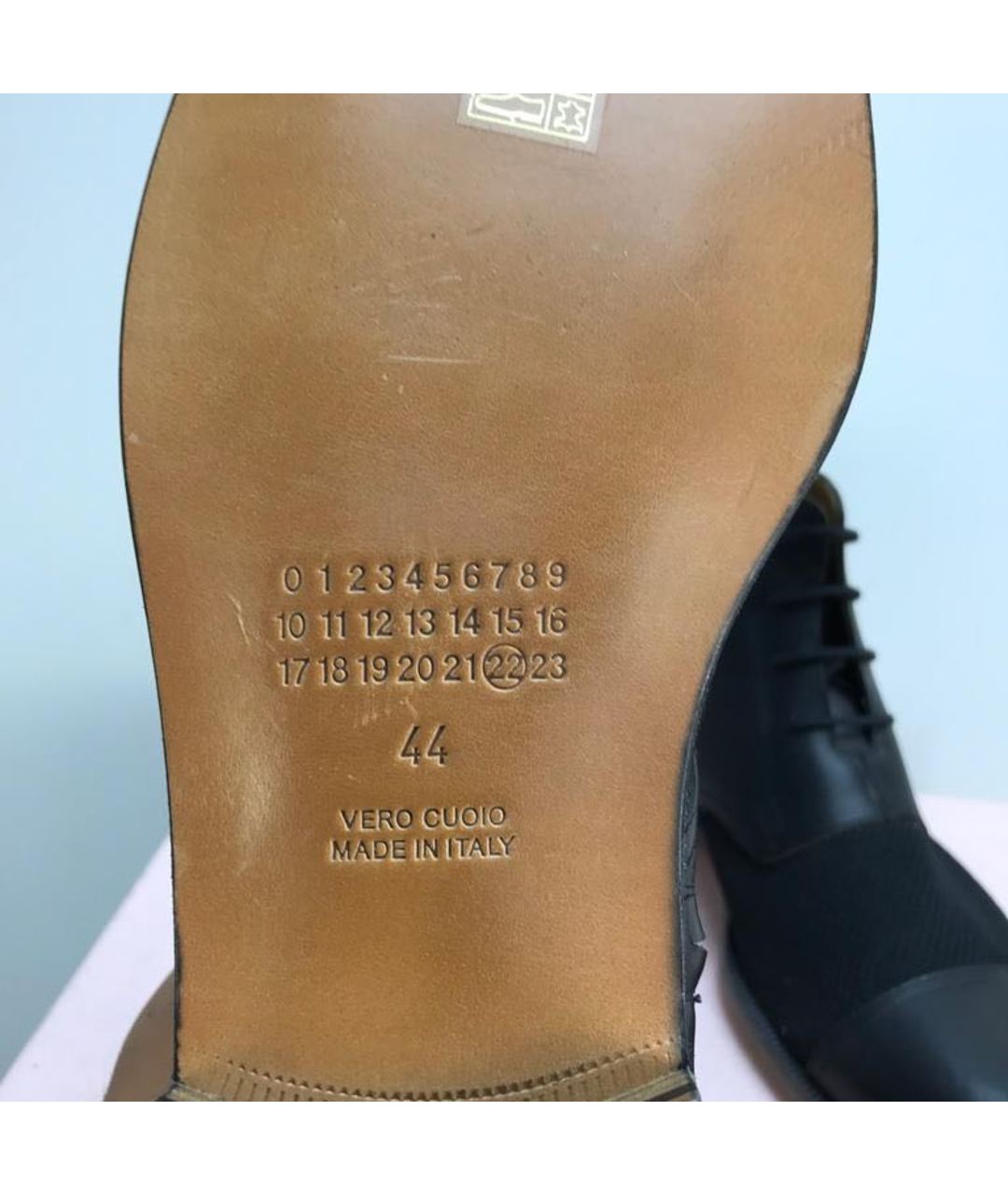 MAISON MARGIELA Черные кожаные высокие ботинки, фото 6