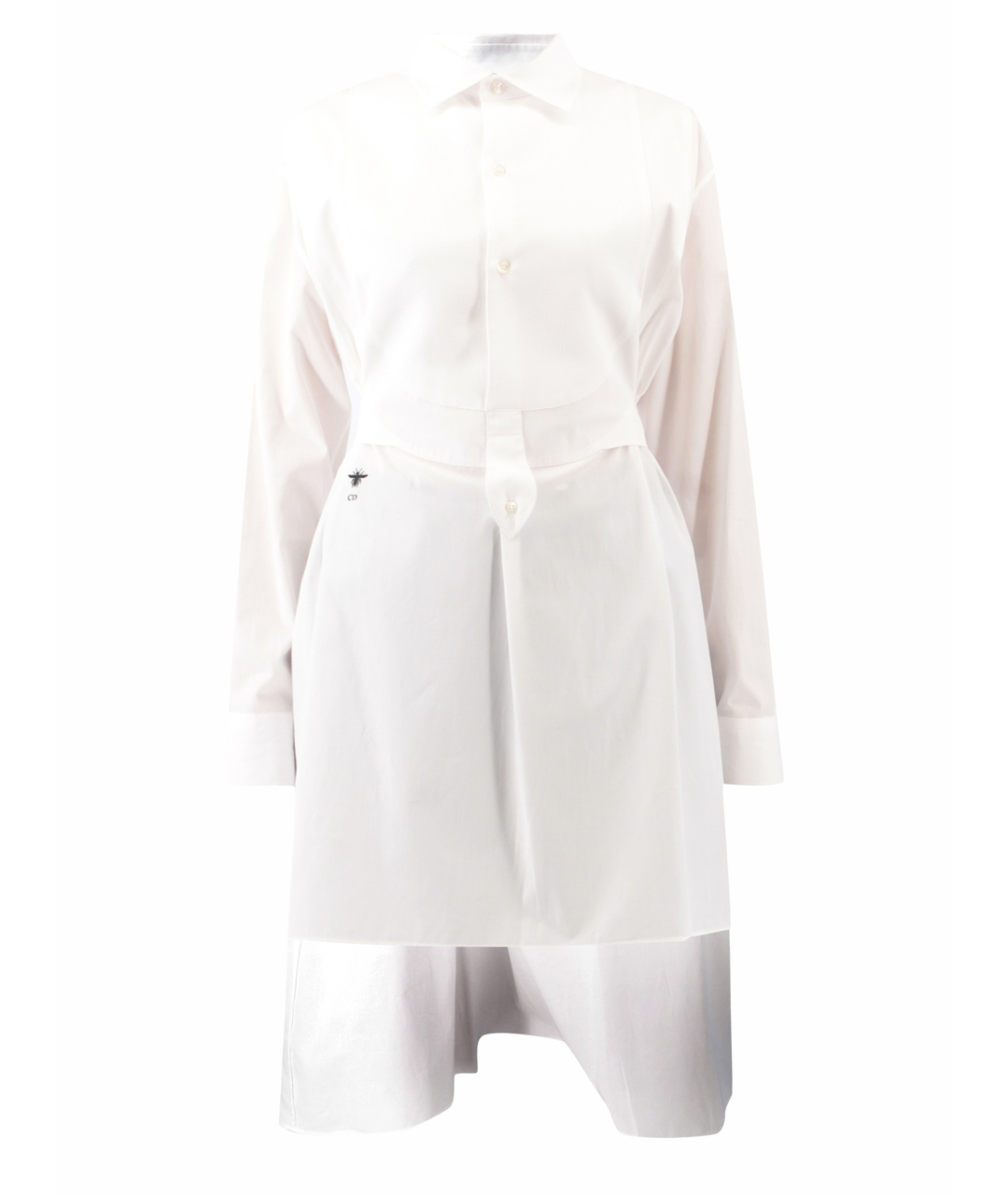 CHRISTIAN DIOR PRE-OWNED Белая хлопко-эластановая рубашка, фото 1