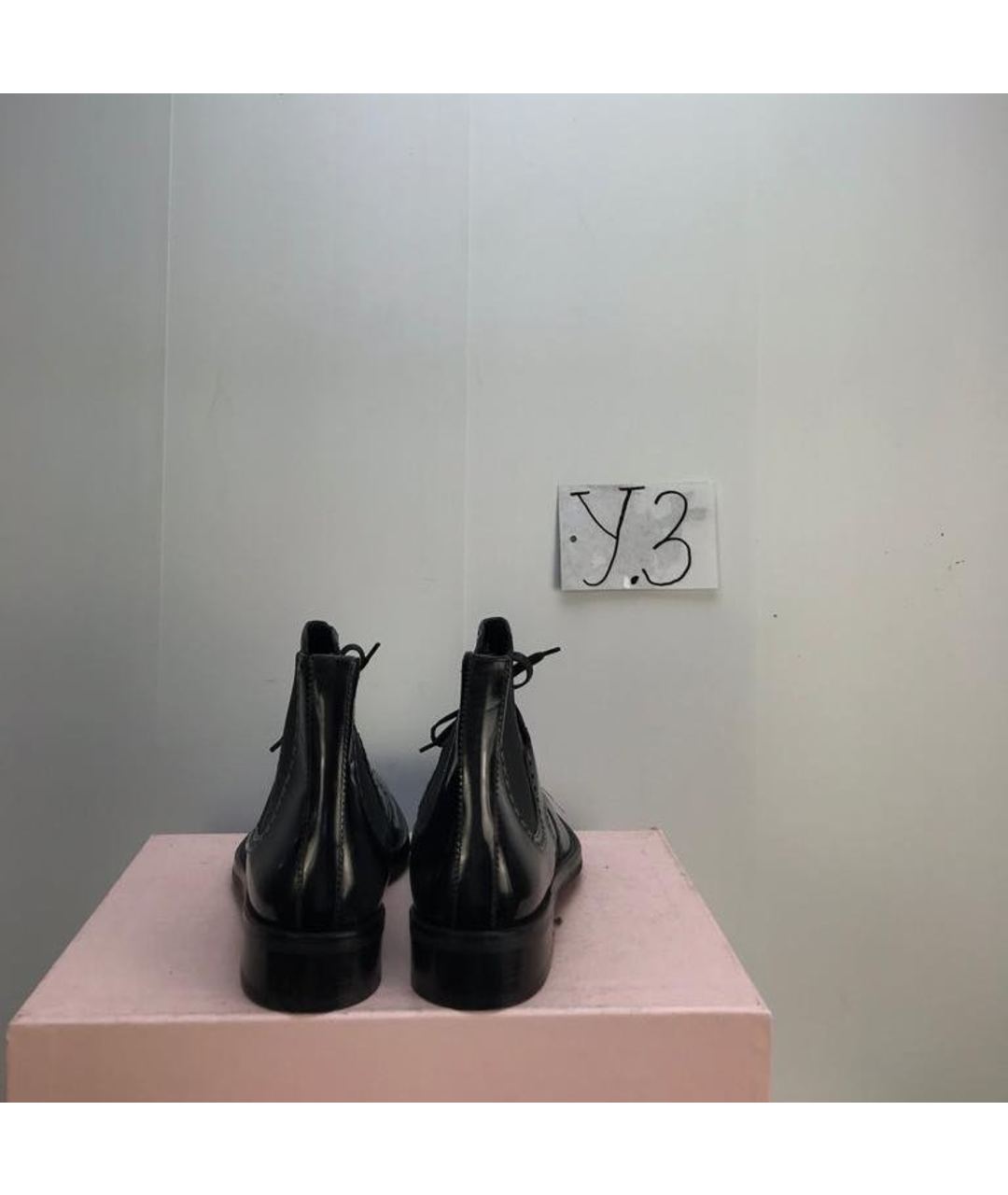 DOLCE&GABBANA Черные высокие ботинки из лакированной кожи, фото 4