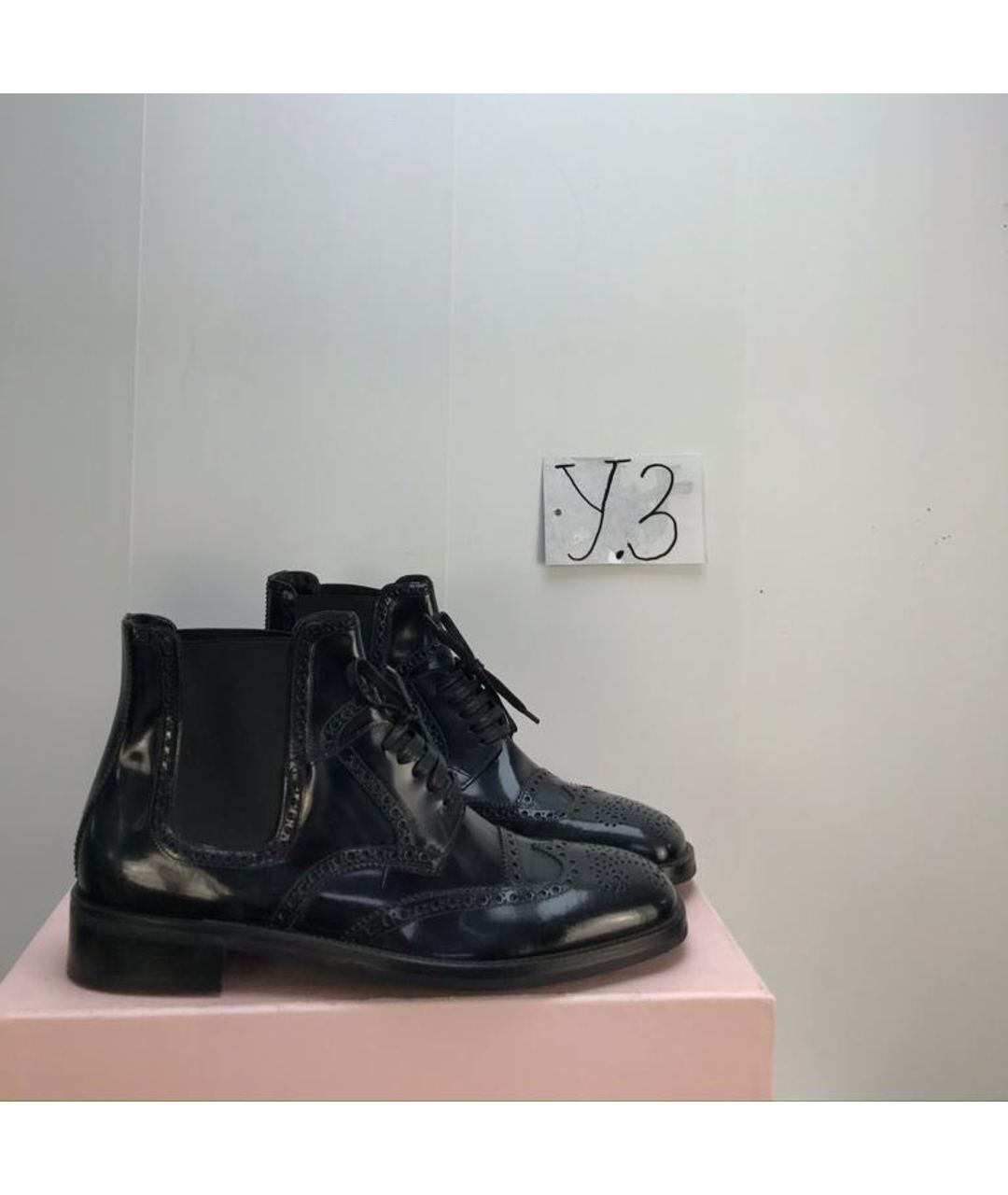 DOLCE&GABBANA Черные высокие ботинки из лакированной кожи, фото 7
