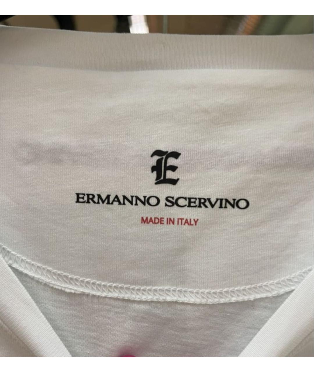 ERMANNO SCERVINO Белая футболка, фото 2