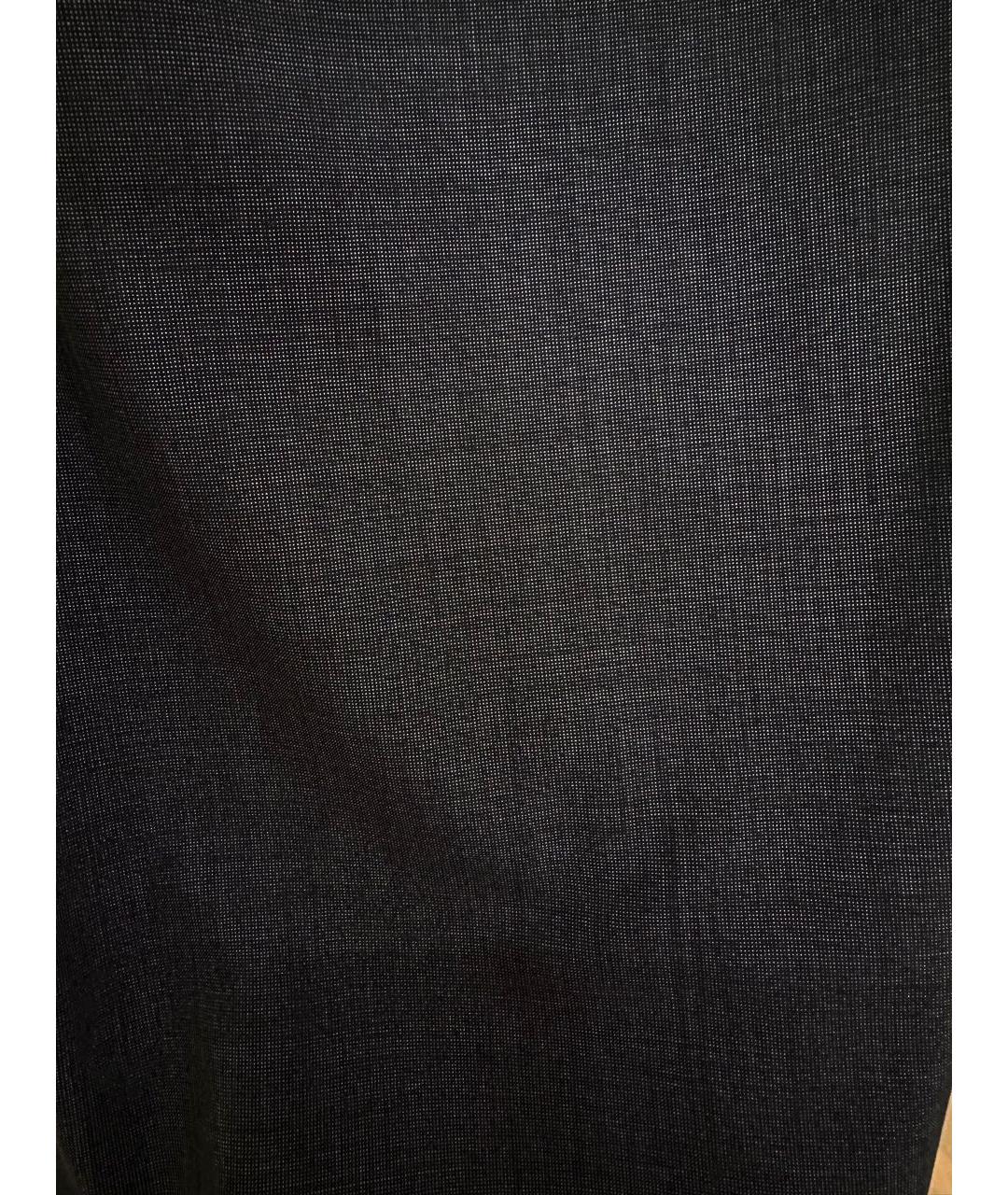 HUGO BOSS Антрацитовый шерстяной костюм с юбками, фото 4