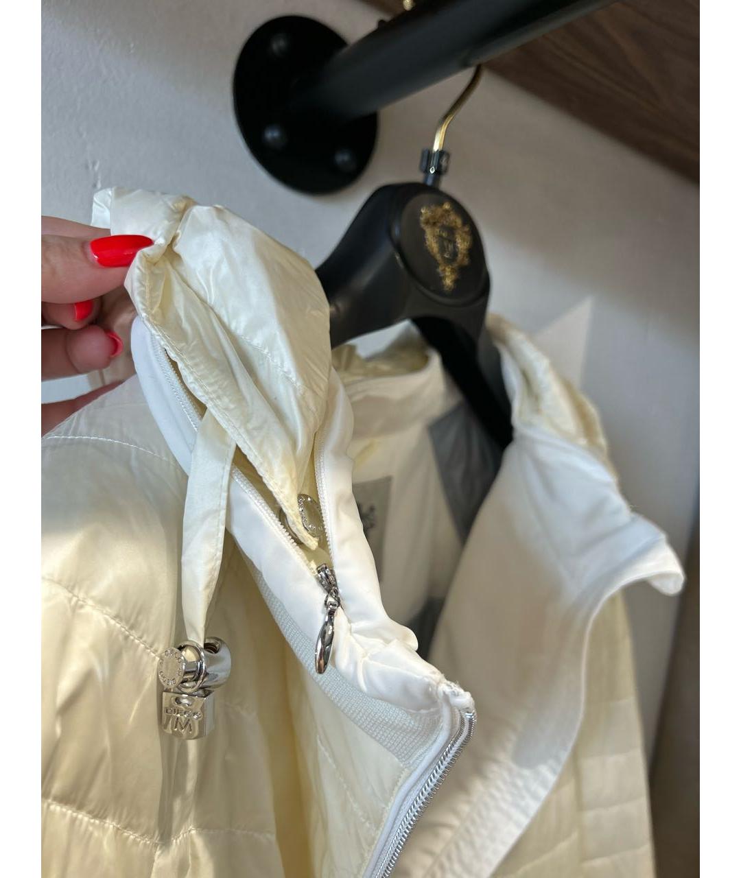 DIEGO Белая полиэстеровая куртка, фото 5