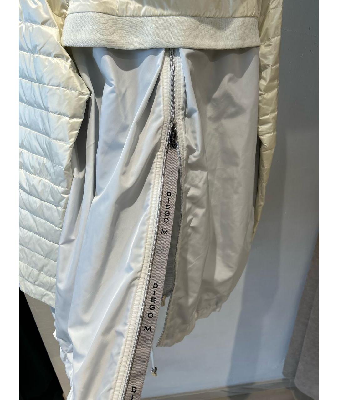 DIEGO Белая полиэстеровая куртка, фото 3