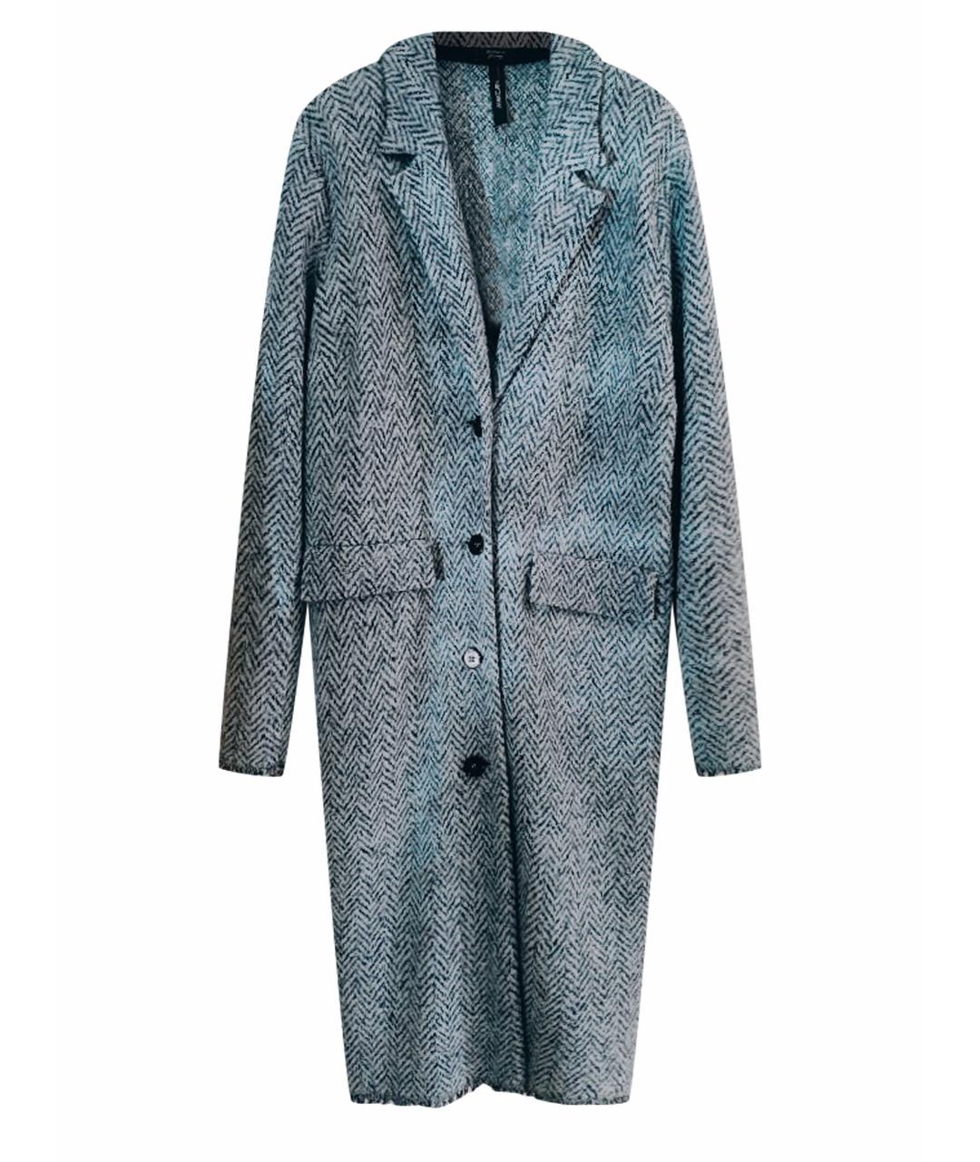 MARC CAIN Голубое шерстяное пальто, фото 1