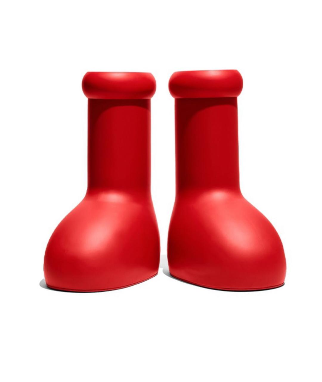 MSCHF Красные резиновые ботинки, фото 1