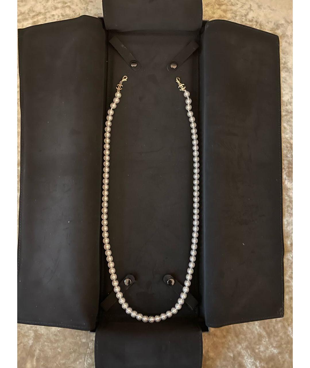 CHANEL Белая пластиковая цепочка, фото 4