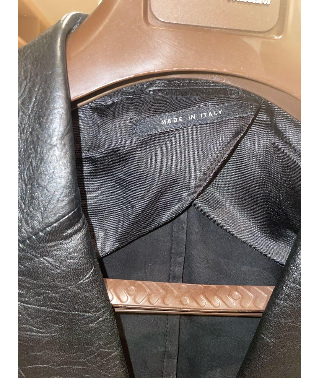 GUCCI Черный кожаный пиджак, фото 7