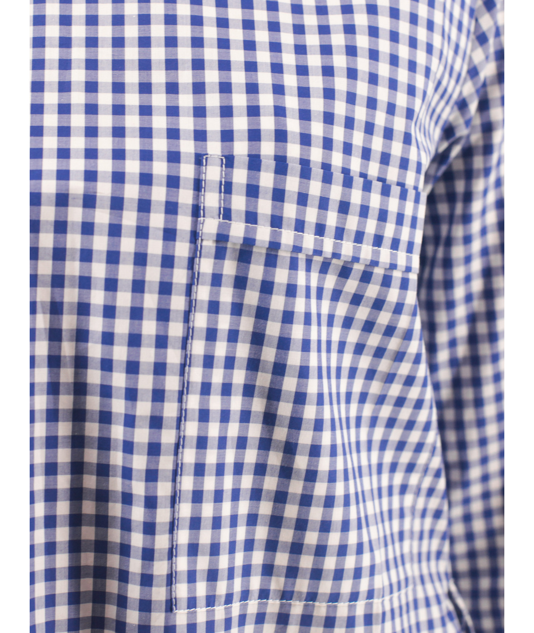CELINE PRE-OWNED Голубая хлопковая рубашка, фото 4