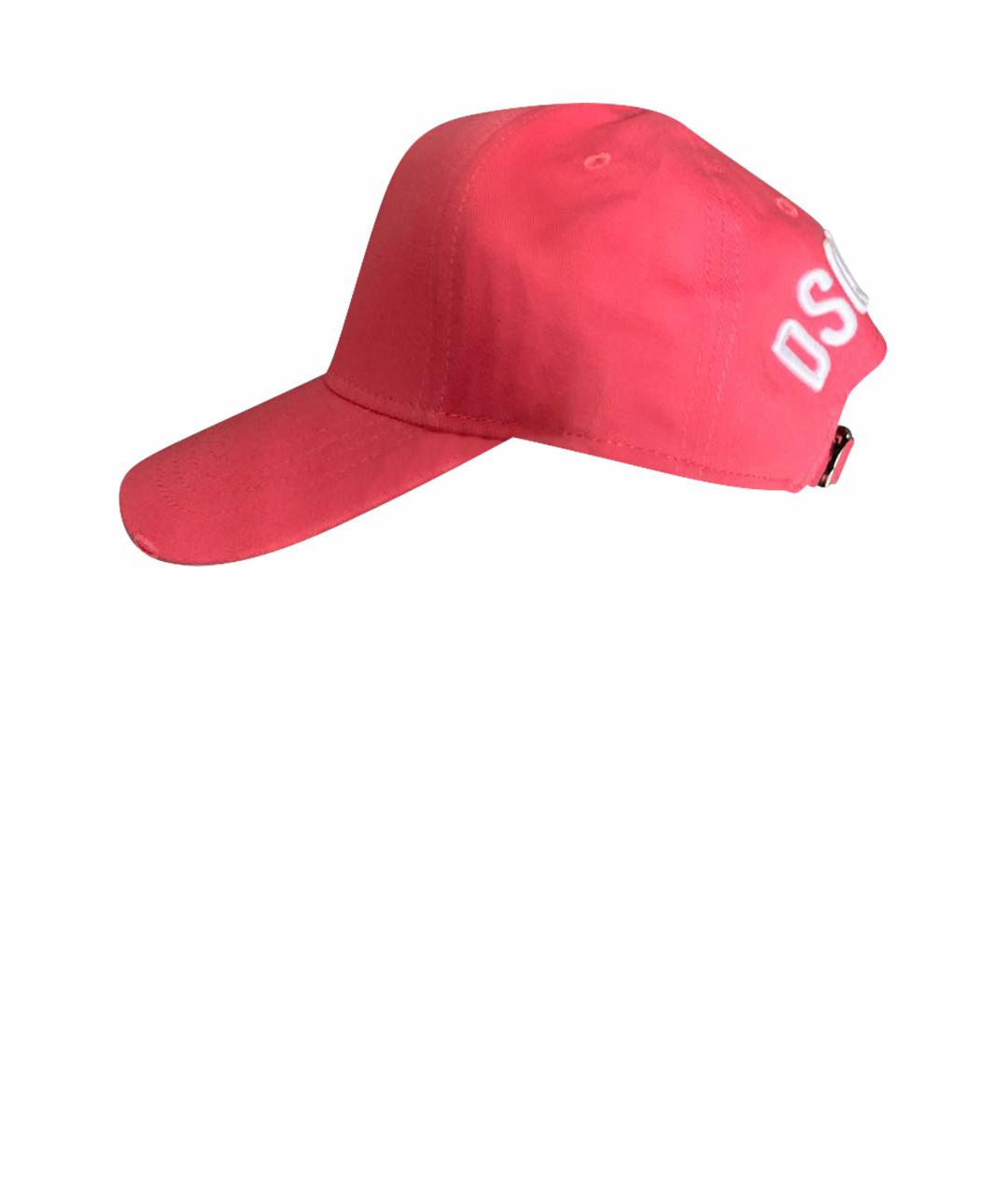 DSQUARED2 Розовая хлопковая кепка, фото 1