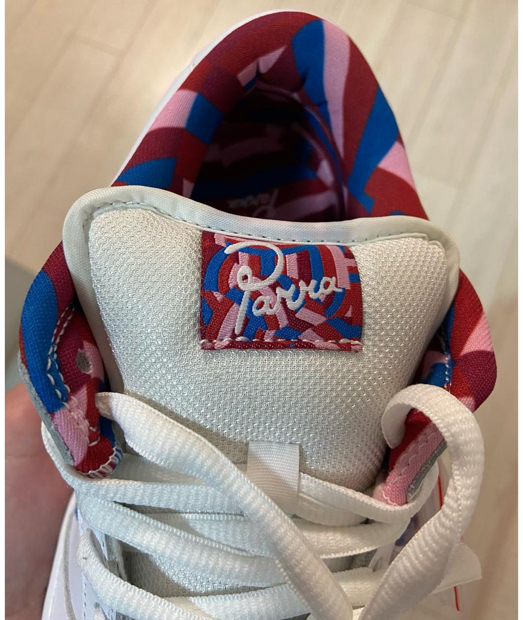 NIKE Белые кожаные низкие кроссовки / кеды, фото 5
