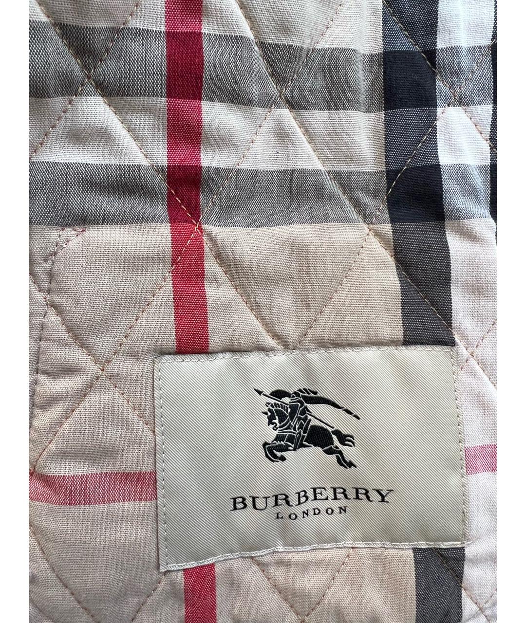 BURBERRY Красная полиэстеровая куртка, фото 4