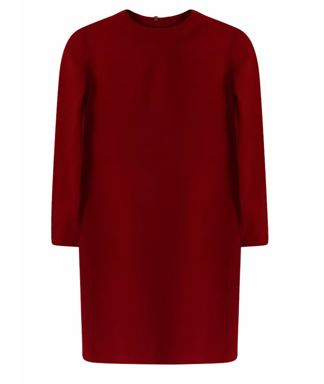 'S MAX MARA Красное вискозное повседневное платье, фото 1