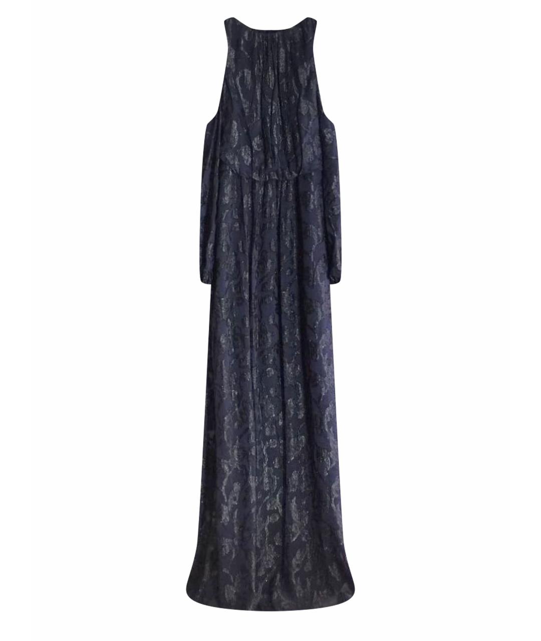 RALPH LAUREN Темно-синее полиэстеровое вечернее платье, фото 1