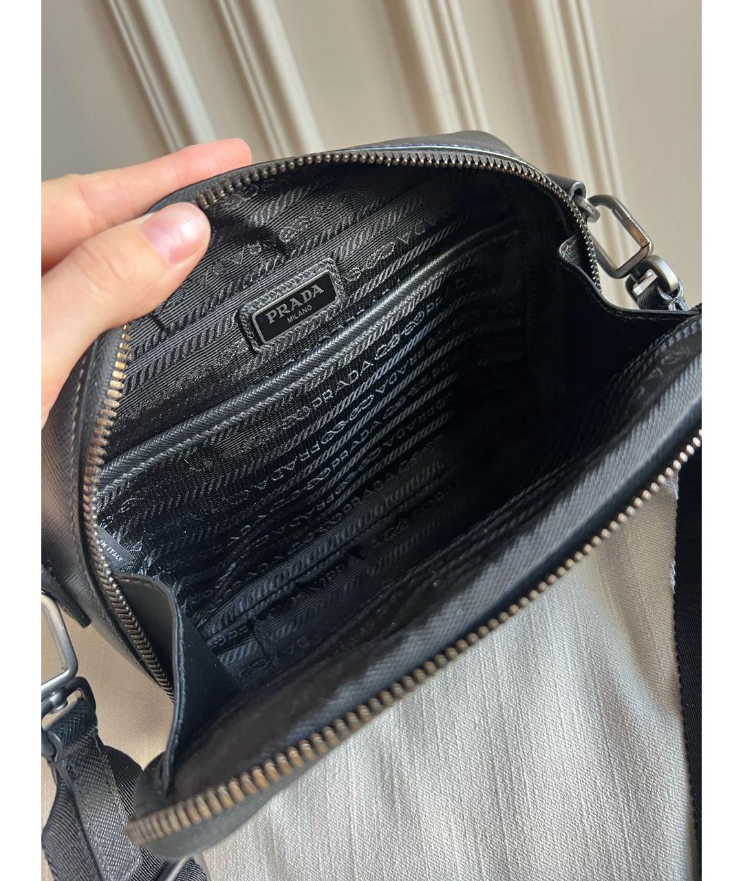 PRADA Черная сумка на плечо, фото 4