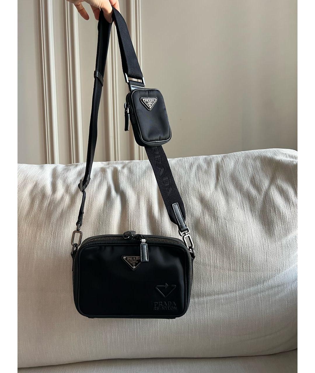 PRADA Черная сумка на плечо, фото 7