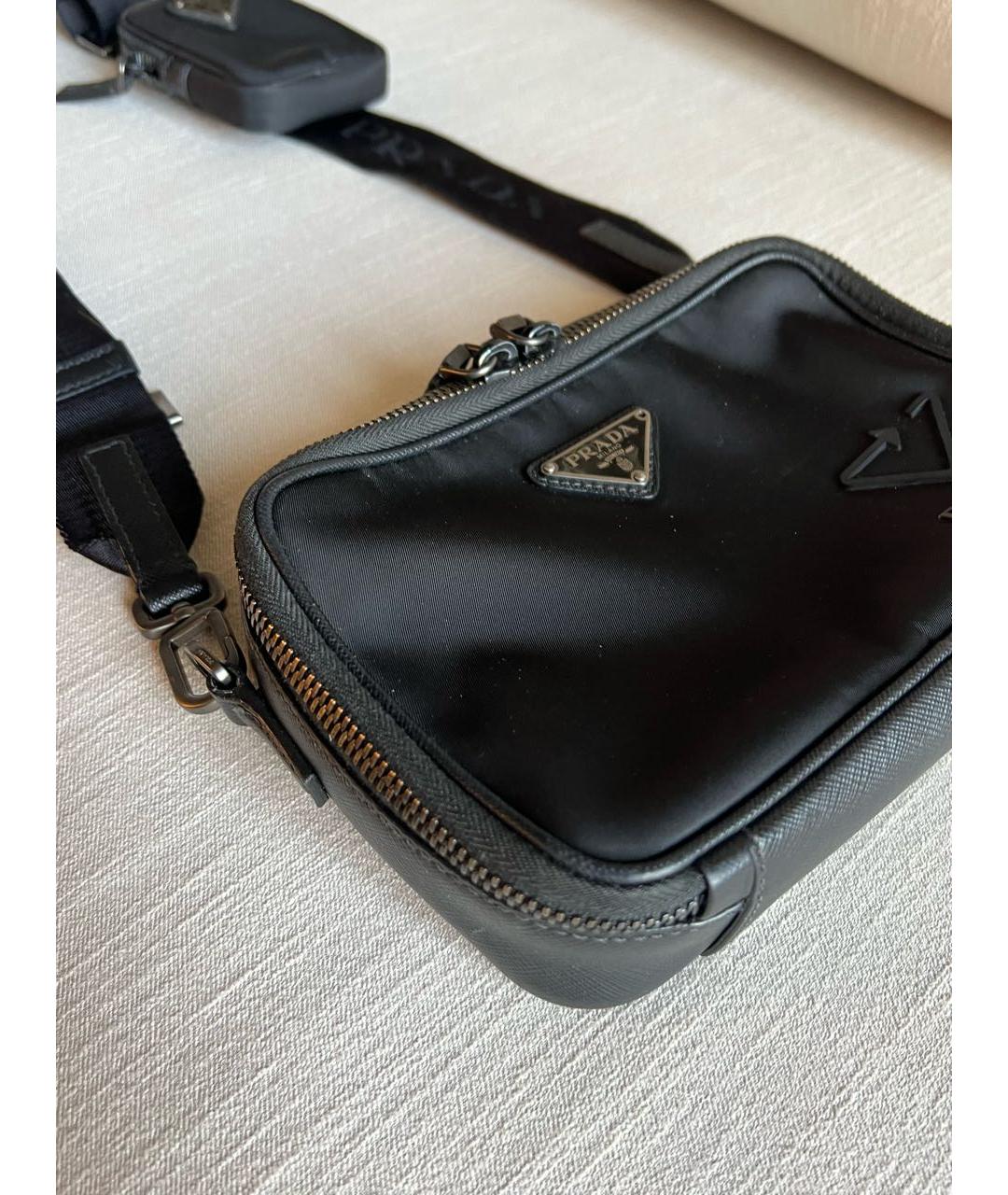 PRADA Черная сумка на плечо, фото 5