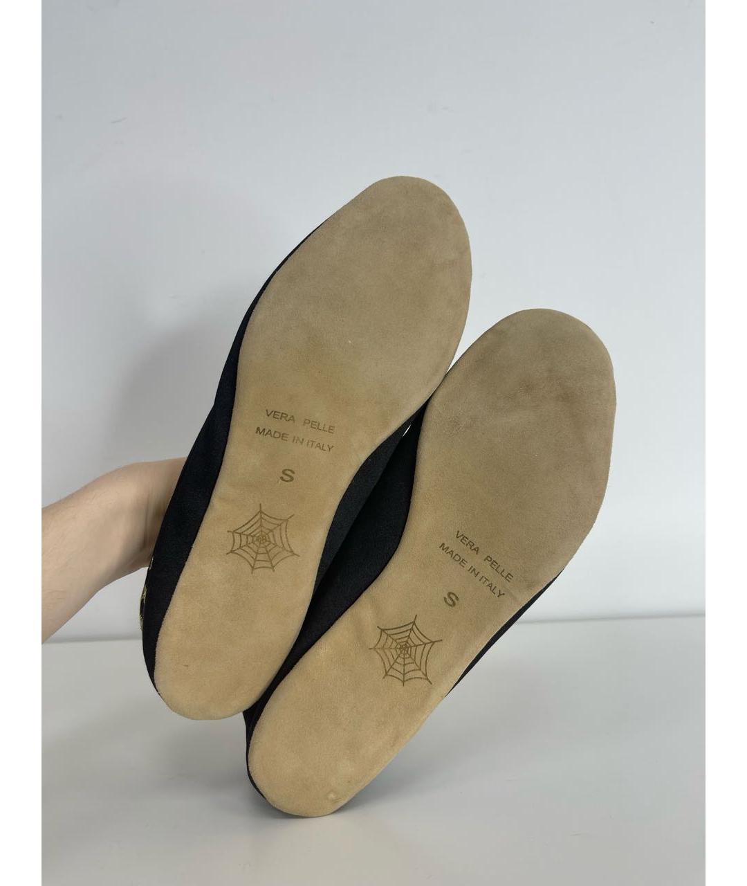 CHARLOTTE OLYMPIA Черная шелковая пижама, фото 6