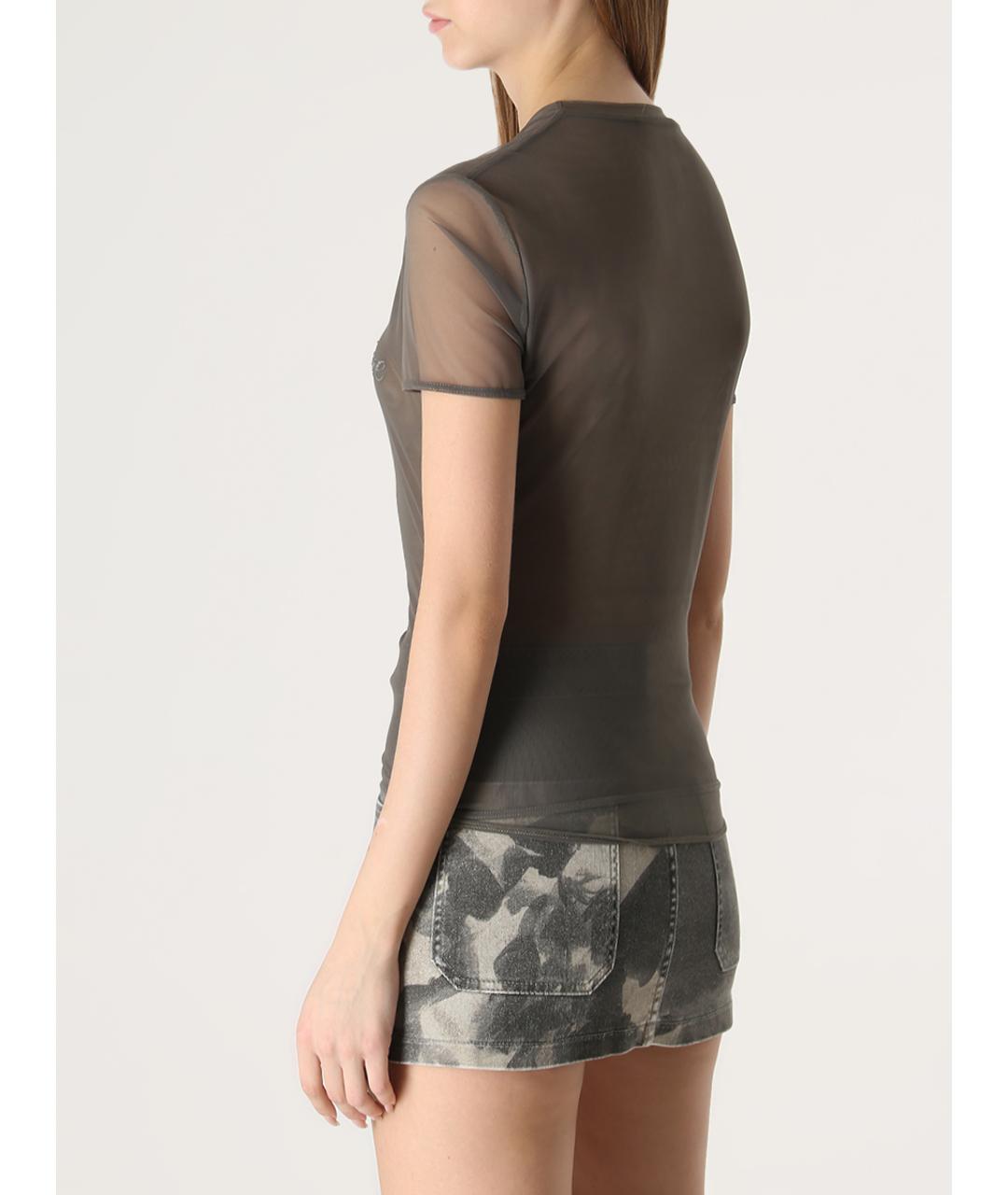 BLUMARINE Зеленая футболка, фото 3