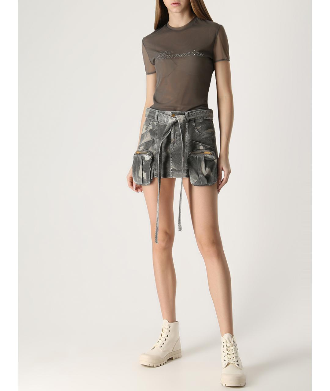 BLUMARINE Зеленая футболка, фото 2