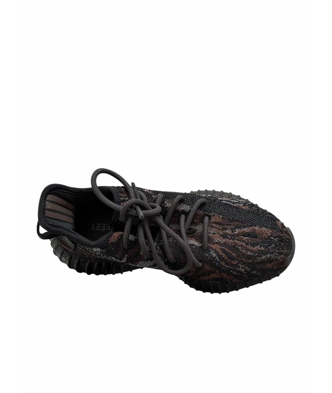 ADIDAS YEEZY Черные текстильные кроссовки, фото 1