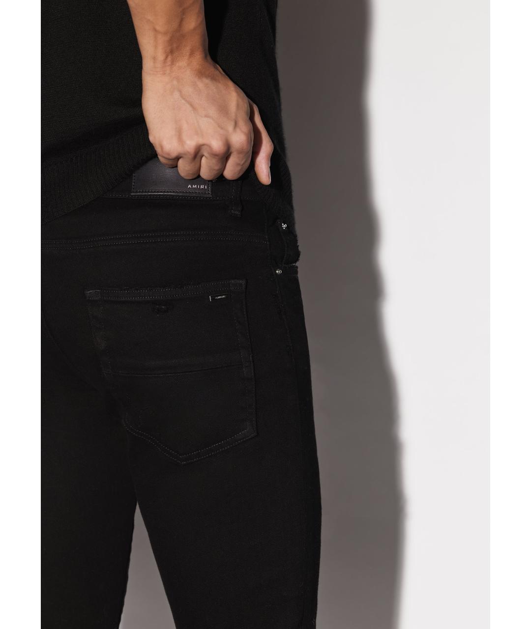AMIRI Черные джинсы слим, фото 5