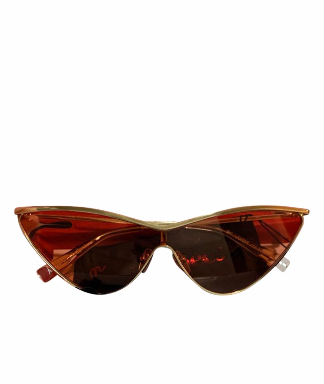 LE SPECS Оранжевое металлические солнцезащитные очки, фото 1