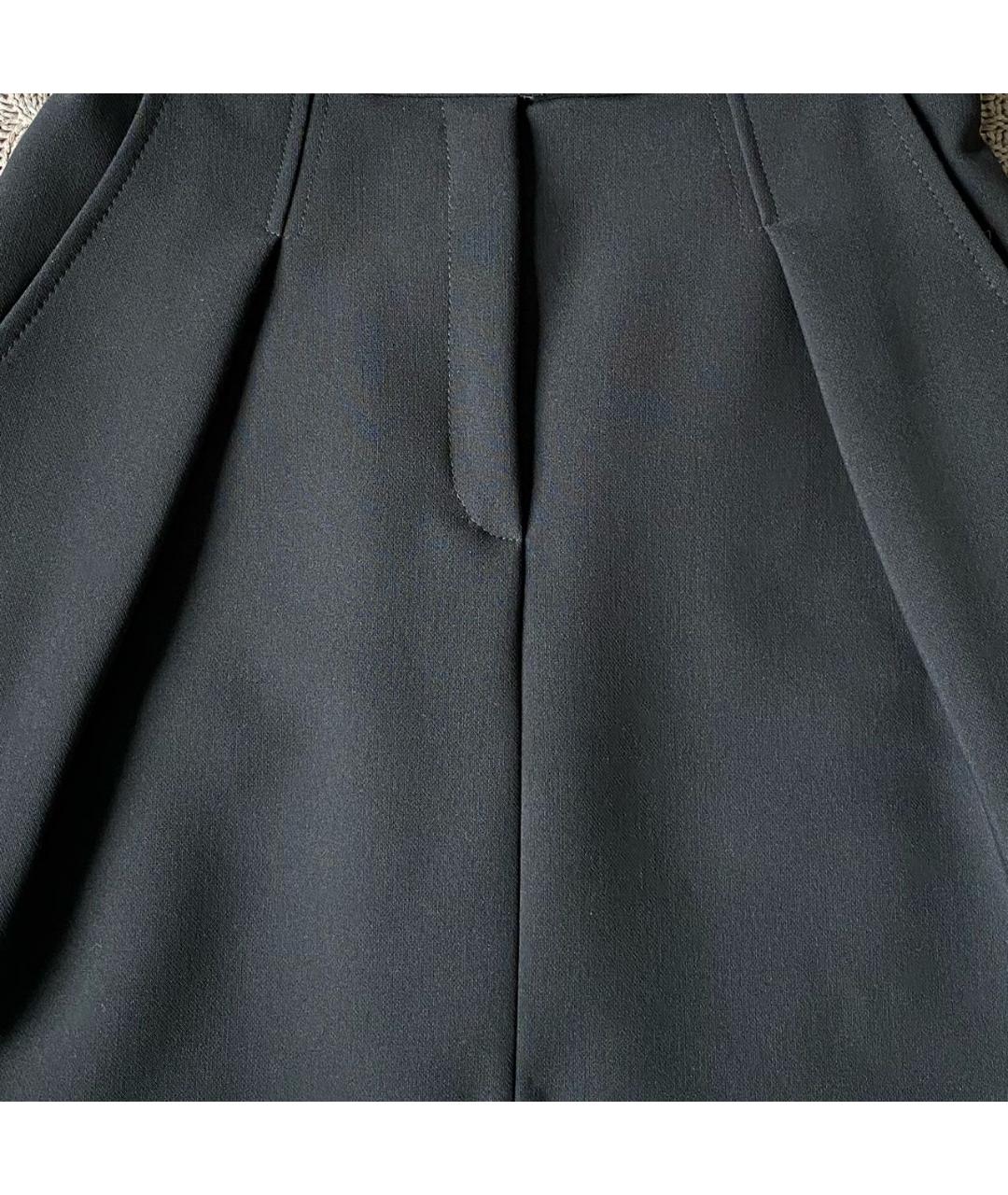 ELISABETTA FRANCHI Черная вискозная юбка мини, фото 4