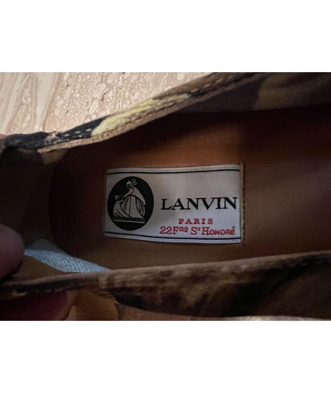 LANVIN Мульти текстильные эспадрильи, фото 5