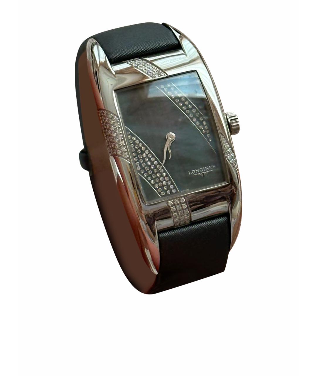 LONGINES Антрацитовые металлические часы, фото 1