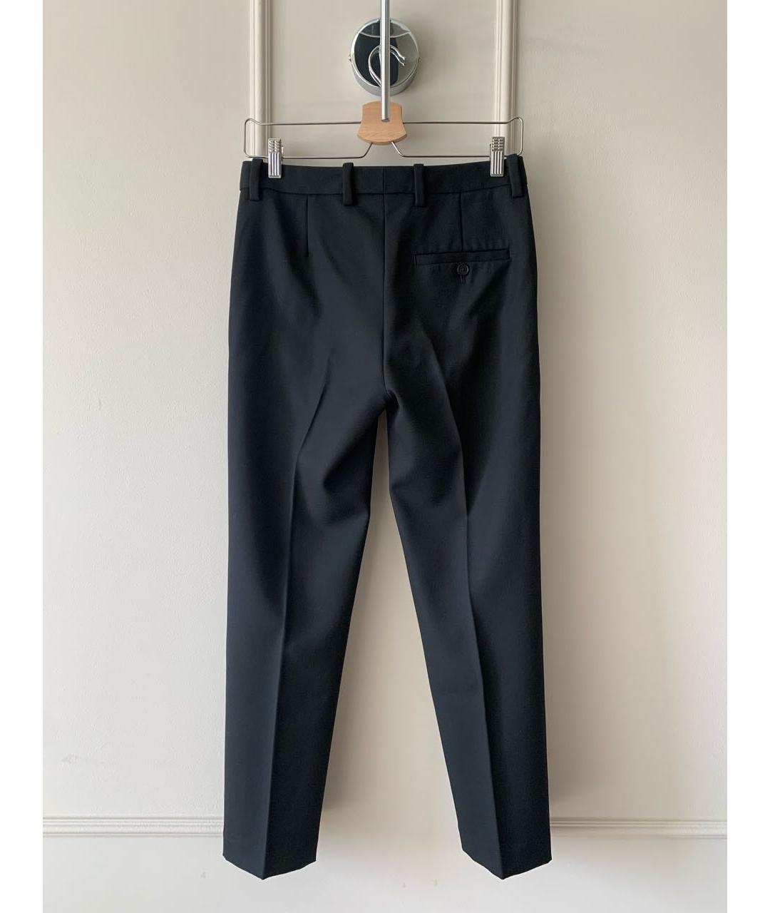 3.1 PHILLIP LIM Черные шерстяные брюки узкие, фото 2