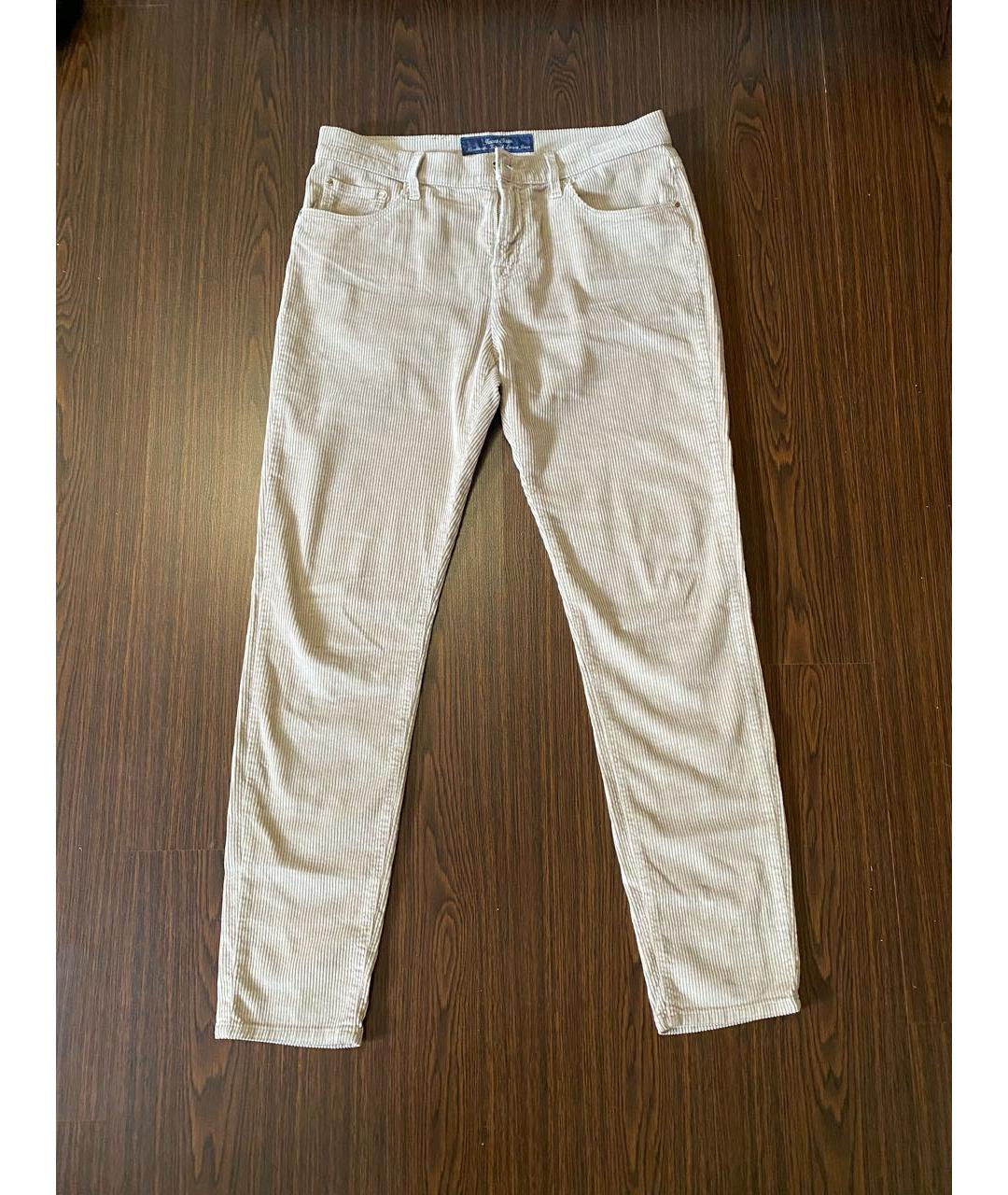 JACOB COHEN Бежевые хлопковые джинсы слим, фото 8