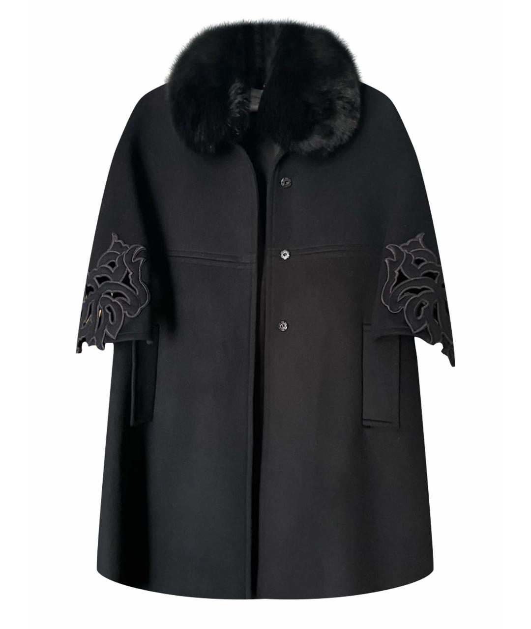 ZUHAIR MURAD Черное шерстяное пальто, фото 1