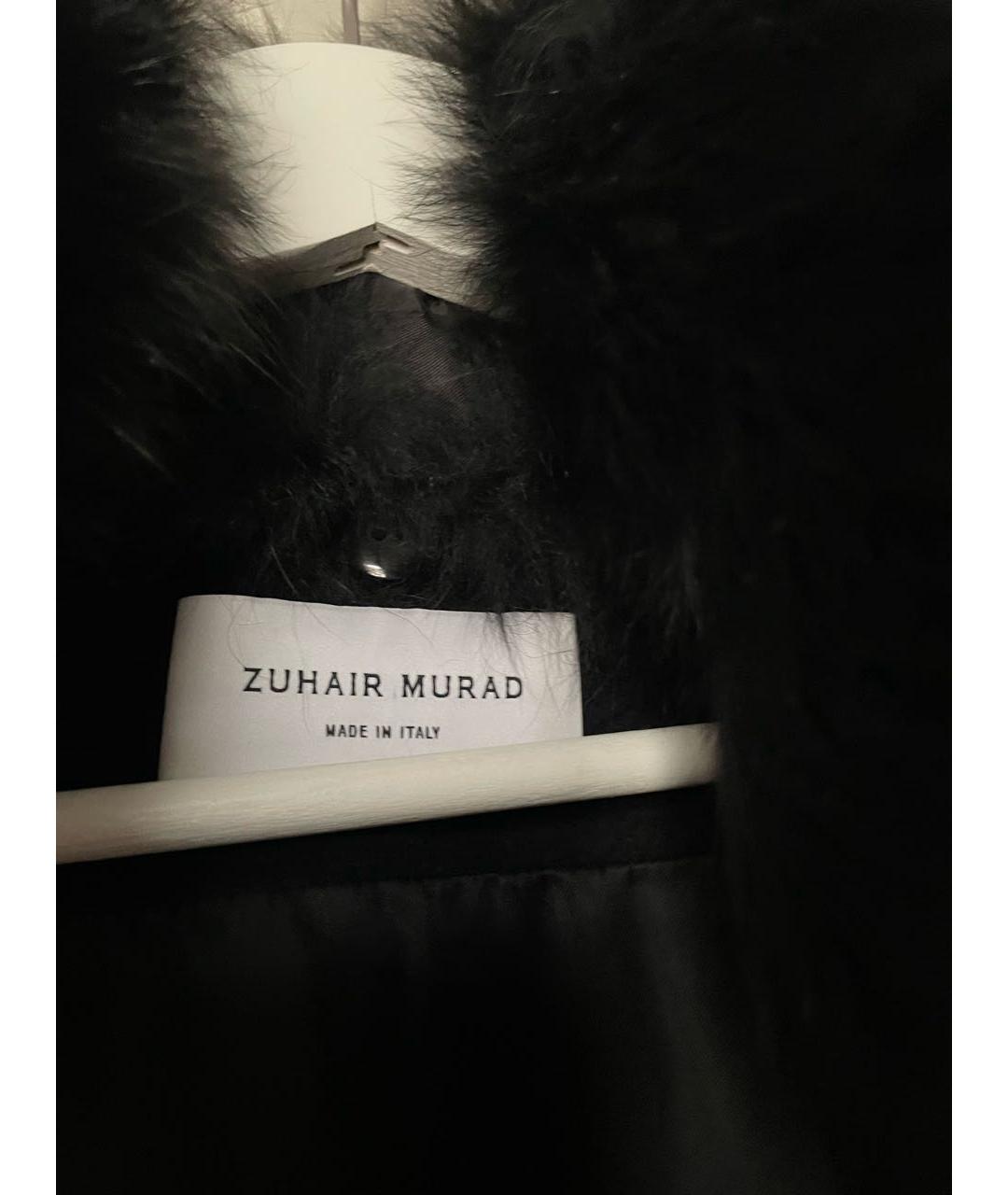 ZUHAIR MURAD Черное шерстяное пальто, фото 5